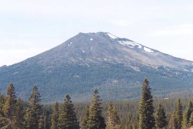 Large View of Mt. Bachlor in summer