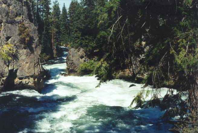 Large View of Deschutes River near Benham Falls