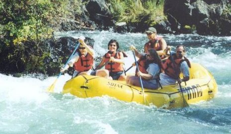 Here come the Deschutes rapids