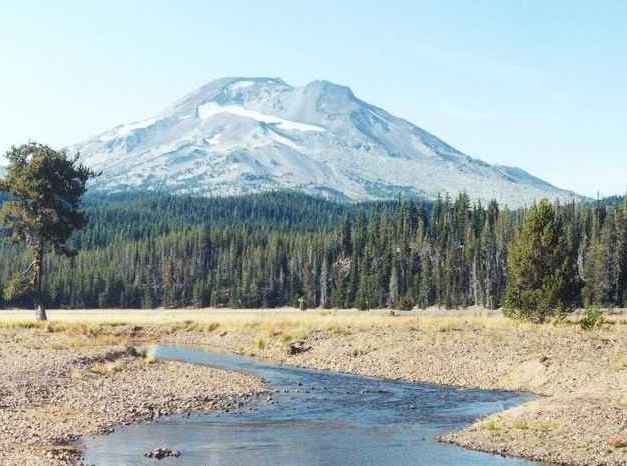 Large View of South Sister in summer